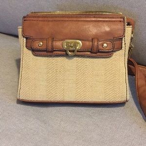 Steve Madden linen mini purse